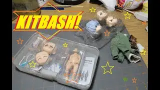 KITBASH! Blue Haired Boy BJD