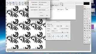 Saving a repeat design in actual size ready for screen exposure