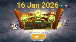 Angry birds 2 daily challenge today ( Jan 16, 2026 )