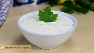 Yogurt Mayo Dip - чесночный йогуртовый соус - лучший рецепт соуса для шаурмы - белый соус