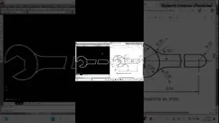 Click ▶️☝to watch full video: Spanner Construction using AutoCAD