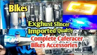 All Bikes Exhust Silencers | Bikes Sound Silencer | Cafracer Modification Accessories | Fancy Drives