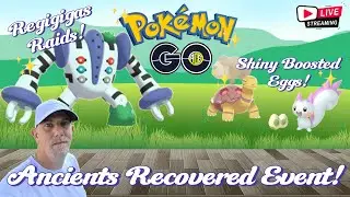 ✨️Regigigas Background SHINY Hunt✨️Boosted Egg Shiny Hunt✨️LIVE!!