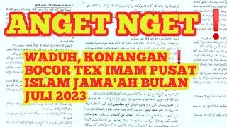 BREAKING NEWS❗️BOCOR TEX ISLAM JAMA'AH BULAN JULI INI