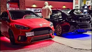 WRX STI vs Focus Rs Launch control!