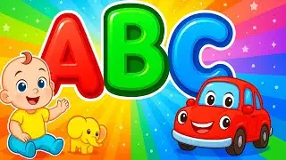 ABC Song with Visuals | Colorful Alphabet for Kids | Joyful Kids English