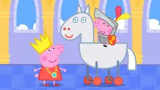 Peppa Pig Becomes a Princess! 👸 | Full Episodes | Cartoons for Kids | 45 Mins