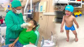 My Composite Dental Filling Before and After Look 😧 Rihu in Swimming Costume 😂🤣