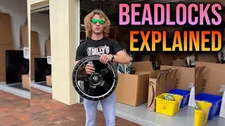EXPLAINING BEADLOCK WHEELS & THEIR PURPOSE! (OFF ROADING + DRAG RACING) #FORD #SHORTS #BEADLOCKS