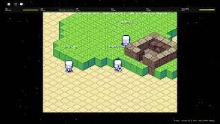 Isometric 2D Roblox Game, Multiplayer Test
