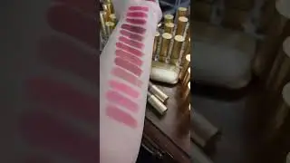 New Lisa Eldridge Velvet Lipstick Comparison - The Pinks with Velvet Pompadour and Velvet Rain