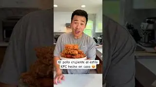 Pollo crujiente al estilo KFC hecho en casa &iquest;Qu&eacute; te pareci&oacute;? 😍 #recipe #friedchicken