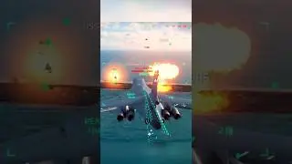 B-1N Lancer Bomber Strike on Modern Warships #shorts