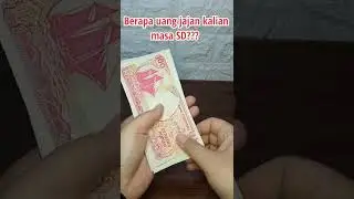 Uang 100 perahu layar|Uang kertas 500 gambar monyet|Uang kertas 1000 danau toba#shorts
