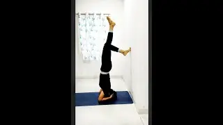 #FitRim #Shorts - 10 | Headstand Drills | Sirsasana Yoga Pose Tutorial | Ageless