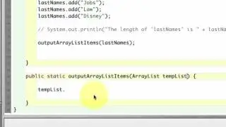 Java Tutorial: ArrayList