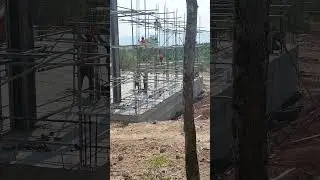 Install formwork for column height 6m Ep02 #design #home #house #constructionworker #construction