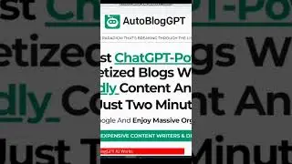 Autoblog Gpt Review #artificialintelligence #review #makemoneyonline #ai #chatgpt #gpt #aitool