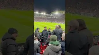 Fight breaks out at Old Trafford Manchester United vs Rangers #fight #football #fans #manutd #ranger