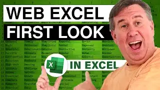 Excel - First Look at Excel in a Browser - Excel Online  - Episode 1189