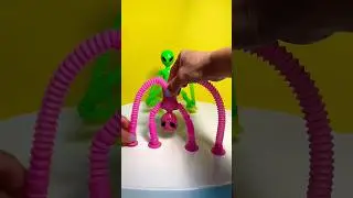 Cute Pink Alien Pop Tubes #shorts #trending #poptubes #cute #fun #toys #best