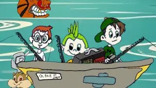 Acid Mints goes fishing [cartoon season 2 ep 3] Andre3000 Jeff from Survivor