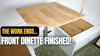 TINY CAMPER Front Dinette.. FINISHED | Boler Fiberglass Camper Restoration
