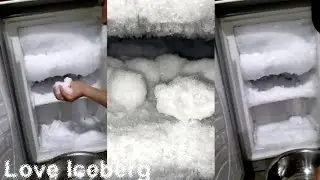 FREEZER FROST EATING | FREEZER FROST SCRAPING | ICE EATING | WHITE ICE