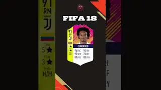 CUADRADO FIFA BEST CARDS EVOLUTION FIFA 16 - FIFA 22 #shorts #shortsfifa #fifashorts #fut