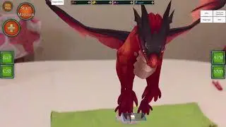 Dragonhand - Scaled Dragon Hovering Above Table