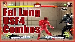 Fei Long USF4 Combo Video! (It's pretty short though).