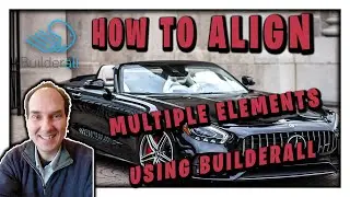 How To Align Multiple Elements Using Builderall | Cheetah Builder | Builderall Tutorial