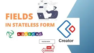 Fields in Stateless Form in Zoho Creator   Hindi