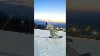 Граундтрик на сноуборде #snowboarding #snowboard #groundtrick #snow #butter