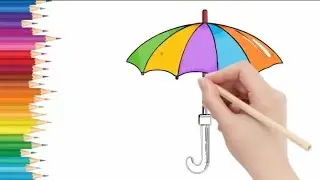 How to Draw Umbrella, Unicorn Ice Cream and Unicorn Cake Easy Step by Step | Drawing for Beginners