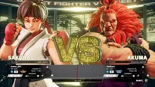 STREET FIGHTER V Ranked - IKEISLEGEND [Akuma] VS Haldeon [Sakura]