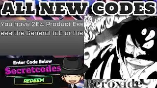 ALL *NEW* CODES FOR PEROXIDE | ROBLOX PEROXIDE *SECRET* CODES 2026