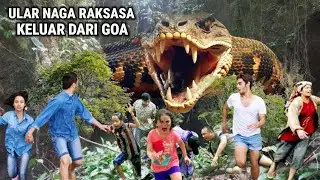 Ngeri !! Kisah Nyata Ular Naga Raksasa Keluar Dari Dalam Goa Disaksikan Warga