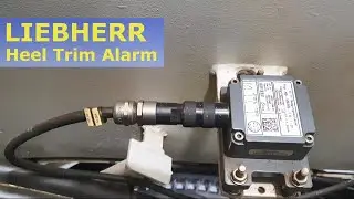Heel Trim Alarm TEST  cудовой кран Liebherr