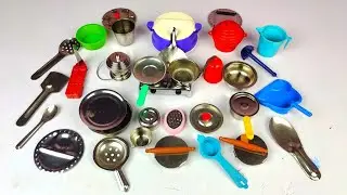Diy unboxing Amazing mini clay kitchen set @mini clay