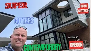 🌊 COASTAL LUXURY: Gold Beach Contemporary Gutter Masterpiece | Premium Installation 2024