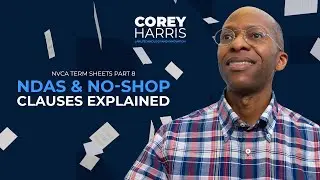 NDA & No Shop Clauses NVCA Term Sheets Part 8