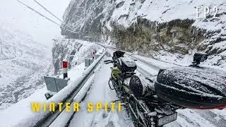 Vlog-318 | Chitkul Jaate-Jaate Phans Gaya 😵 | Winter Spiti Ride EP-2 | Rampur Traffic Nightmare 🏔️