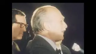 Communist attack during Giorgio Almirante's campaign