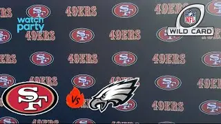 San Francisco 49ers Watch Party Vlog vs Philadelphia Eagles 2025 NFL Wild Card Playoffs