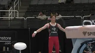 Felipe Junqueira - Pommel Horse - 2023 Xfinity U.S. Championships - Junior Men Day 2