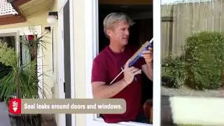 Mississippi Power - Ways to Save: Seal leaks around doors and windows.