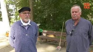 Neue Grenzsteine der Fischereibruderschaft Bergheim/Sieg