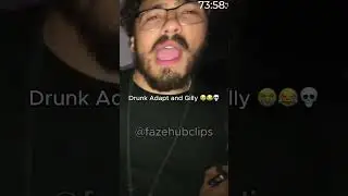 Drunk Adapt and Gilbert were a whole movie last night 😂🍻#fazeadapt #faze
