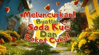 Animasi Eksperimen Sains: Membuat Roket dari Soda Kue dan Cuka 🚀 | Edukasi Anak